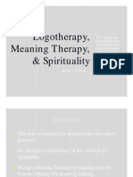 Logotherapy Meaning Therapy and Spirituality - PPT (Compatibility Mode)