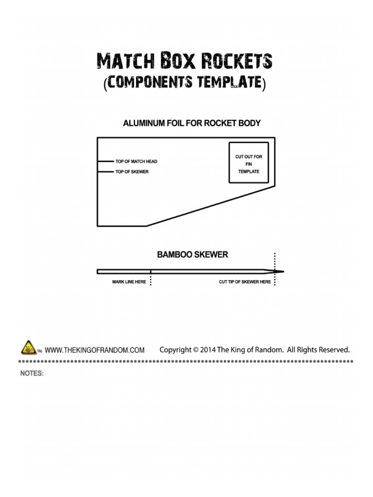 rocket template pdf