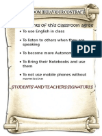 Classroom Contract Group A