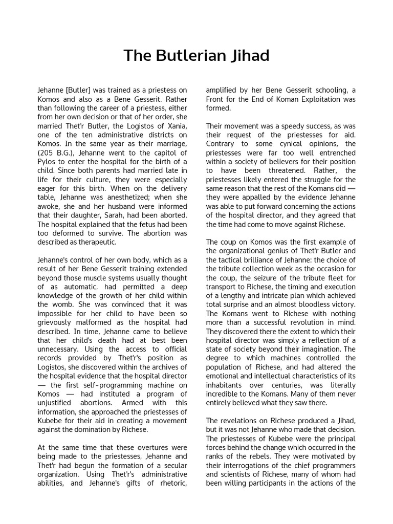 butlerianjihad.pdf Religion And Belief