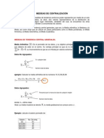 Medidas de Centralización