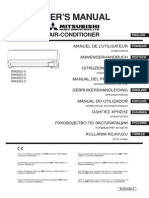 Air Conditioner Mitsubishi Heavy Industries SRK50ZJ-S Manual