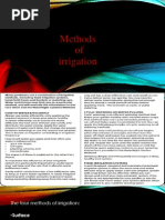 7 Methods of Irrigation(Ppt)