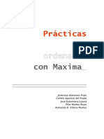 Practicas de Ordenador Con Maxima