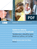 Gobierno Abierto y Transparencia Focalizada-América Latina