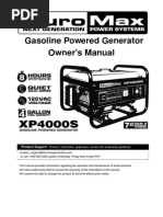 Duro Max Generators XP4000S Manual