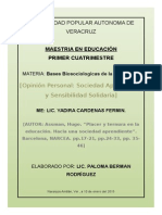 Tema 5. Sociedad Aprendiente y Sensibilidad Solidaria