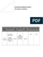 Jadual Kursus Dalaman TMK Tahun 5