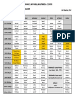 MMMC Fall 2014 Perm Sched