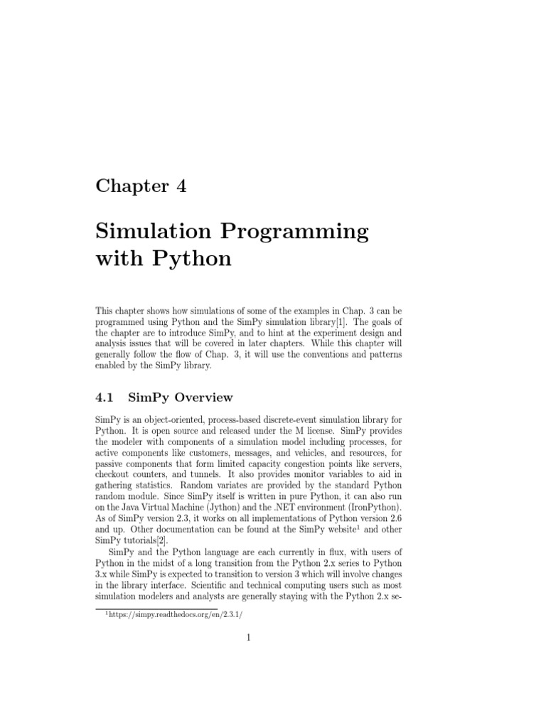 Python Sim | PDF