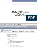 State Hie Webinar 010509