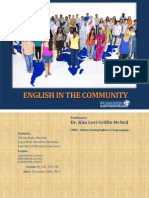 English in The Community