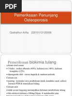 Pemeriksaan Penunjang Osteoporosis