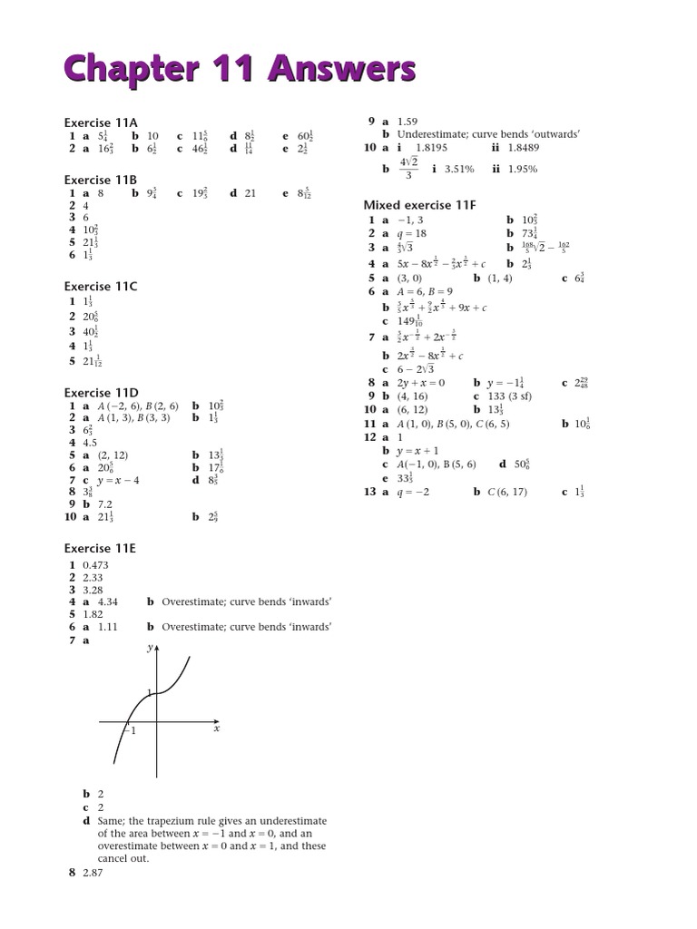 Chapter 11 Exercise Solutions | PDF | Teaching Mathematics