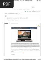 Download GUIDE 1st Generation Intel HD Graphics QECI by 12babon SN252276288 doc pdf