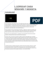 Tutorial Lengkap Cara Install Windows 7 Beserta Gambar
