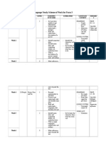 Language Yearly Scheme of Work Form 3