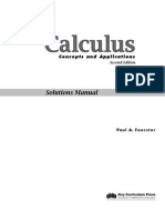Calculus Concepts and Applications Paul A Foerster