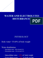 Water and Electrolytes Disturbances
