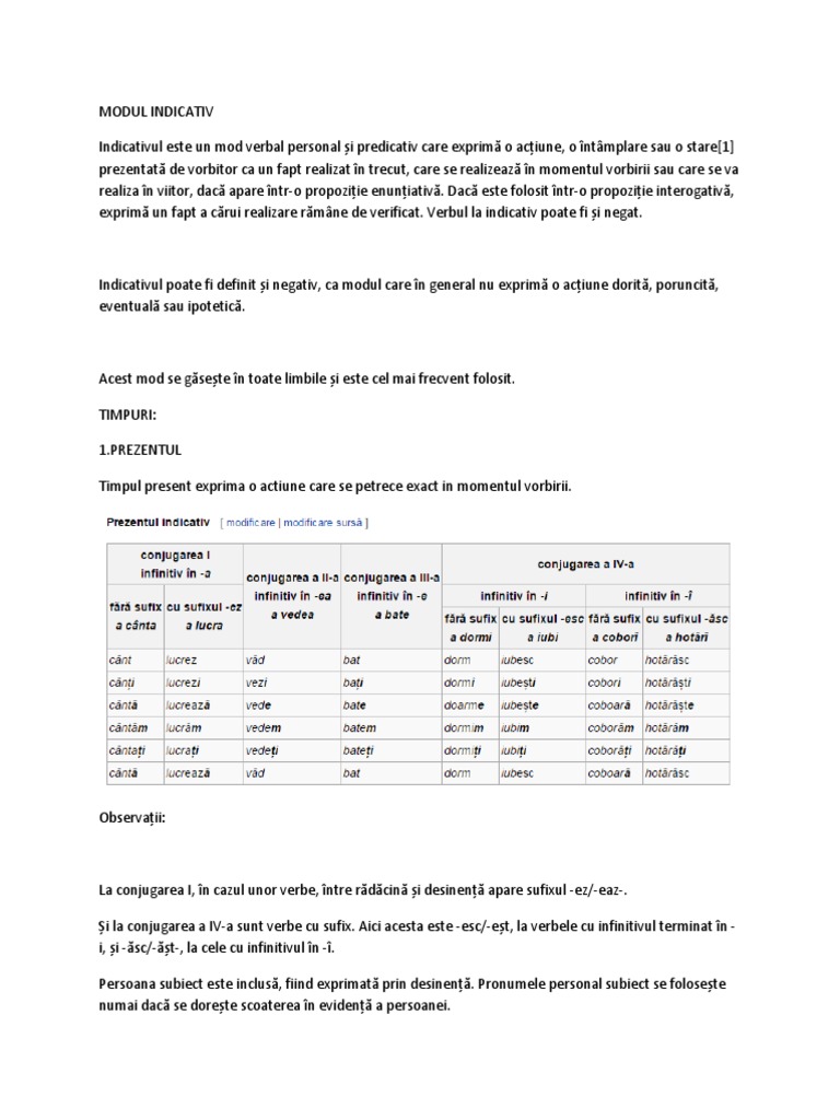 Modul Indicativ | PDF