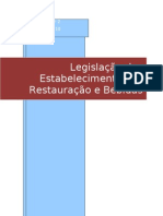 Trabalho Escrito Sobre A Legislação Dos Estabelecimentos de Restauração e Bebidas