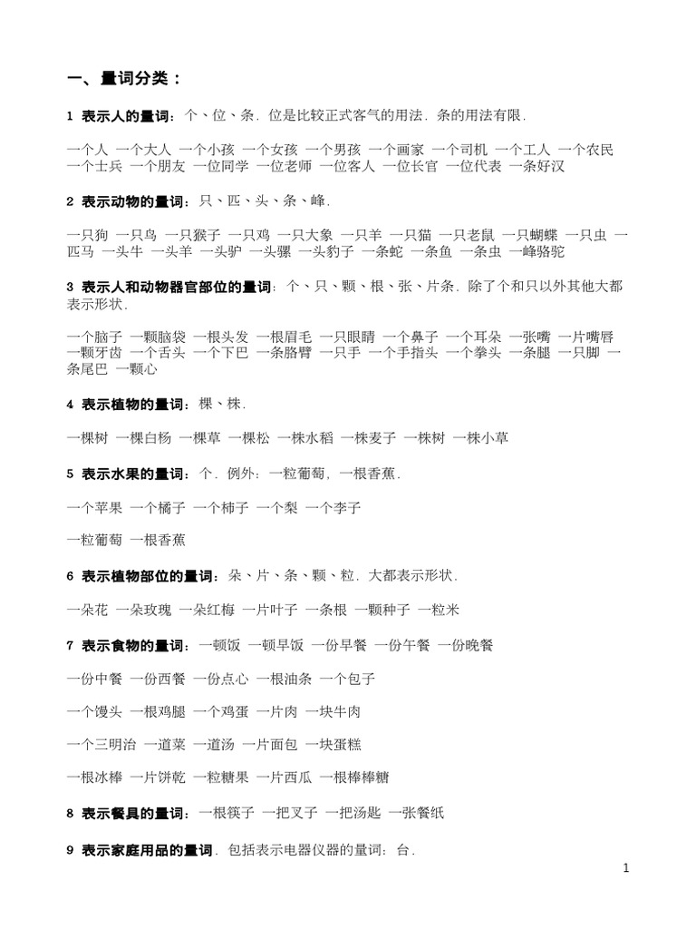 量词 | PDF