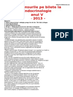 Raspunsurile Pe Bilete La Endocrinologie-2013 by m