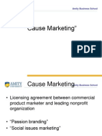 "Cause Marketing": Amity Business School