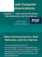 Data Communications, Data Networks, and The Internet