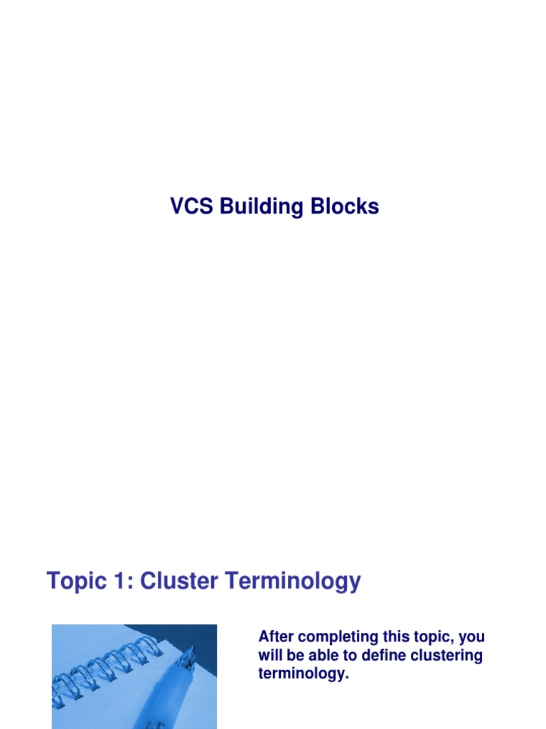 VCS Cluster Management Overview | PDF | Computer Cluster | Application ...