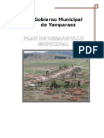 Plan de Desarrollo Municipal de Yamparaez