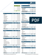 Personal Monthly Budget