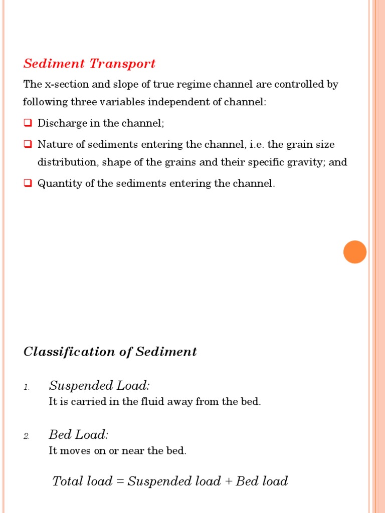 4 Sediment Transport | PDF