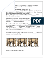 Cloze Activity - Chapter 13 – “Beginnings”