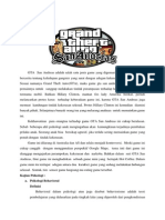 Pengaruh Game Grand Theft Auto Terhadap Psikologi Seseorang