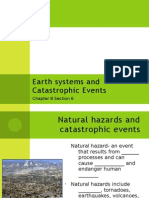 8-6 Earth Systems and Catastrophic Events Student Version