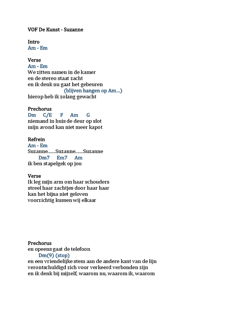 VOF de Kunst Suzanne PDF