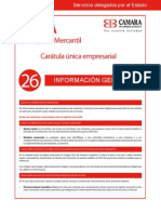 Guía Núm. 26. Carátula Única Empresarial PDF