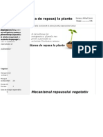 Www.e-Referate - Ro-Dormanta - Starea de Repaus La Plante