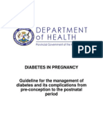 Diabetes in Pregnancy Western Cape Guidelines