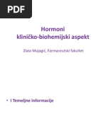 Hormoni, Kliničkobiohemijski Aspekt