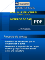 Metrado de Cargas Edificacion