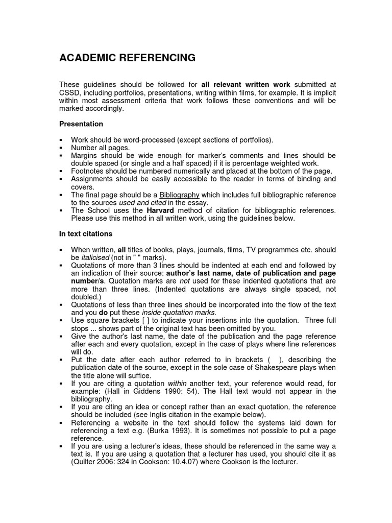 Transparent referencing in academic writing