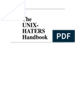 Unix Haters' Handbook