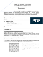 Jeu de La Vie Corrigé PDF