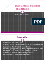 Kerancuan Dalam Bahasa Indonesia
