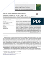 Fracture Analysis of Wind Turbine Main Shaft PDF