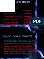 Sejarah Irigasi Di Indonesia