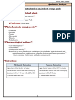 Lecture-Phytochemical Analysis of Orange Peels