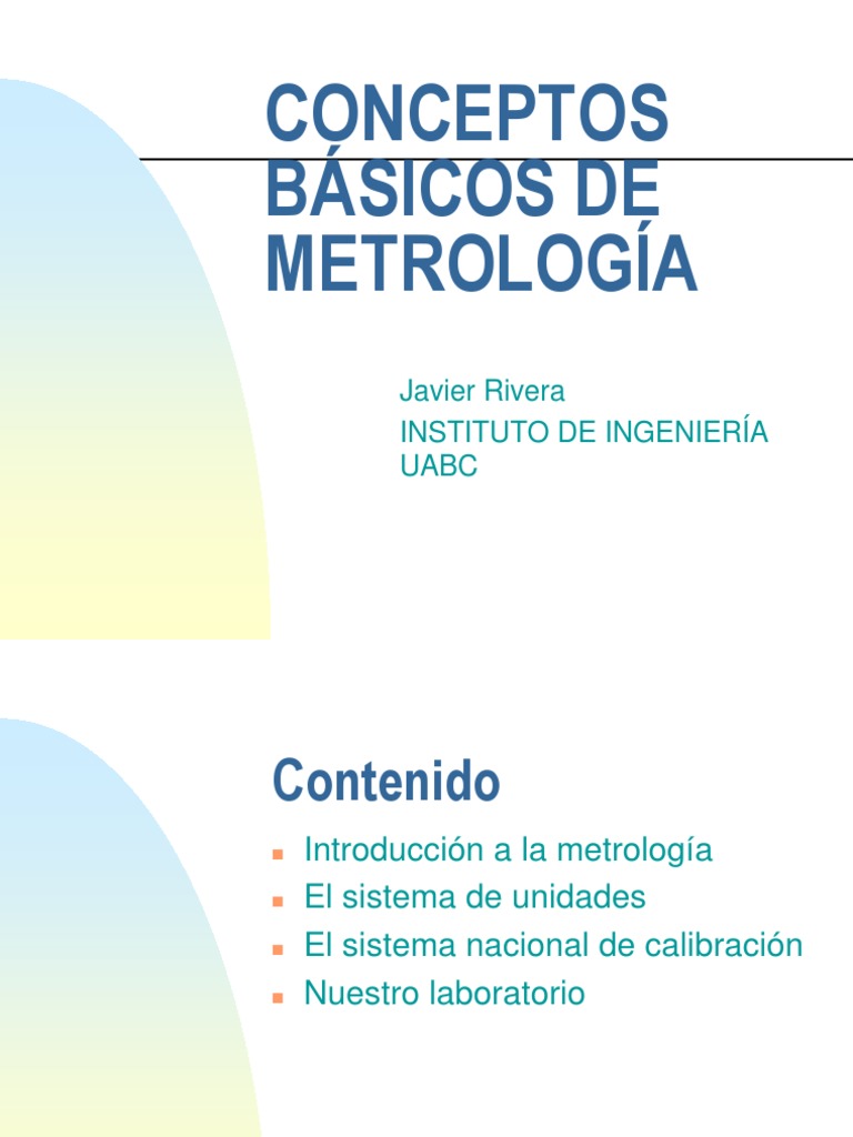 Conceptos de Metrología 2 | PDF | Metrología | Calibración